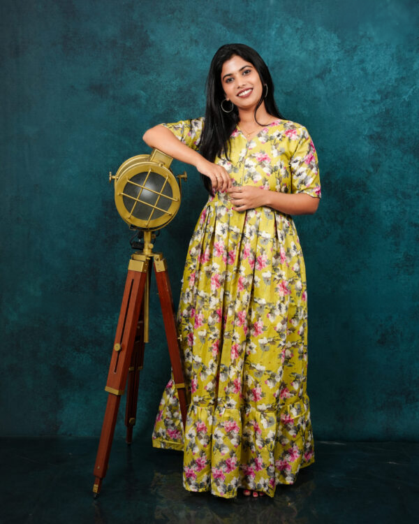 Pooja Feeding Dress[With Zips] – Minya The Design Studio